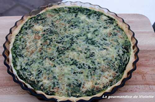 Tarte aux épinards