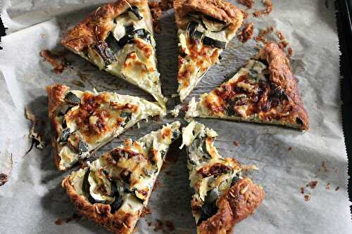 Tarte rustique à la courgette