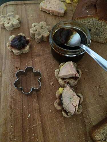 Toast au pain d'épice et foie gras