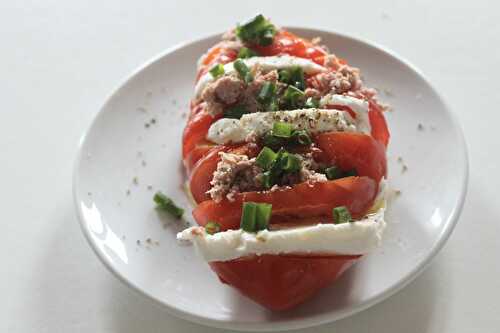 Tomates thon mozzarella