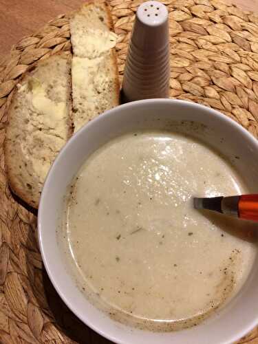 Velouté de fenouil et de chou-fleur