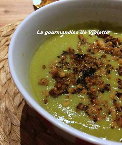 Velouté de  poireaux et de navets