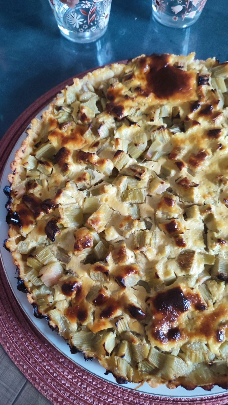 Tarte à la Rhubarbe