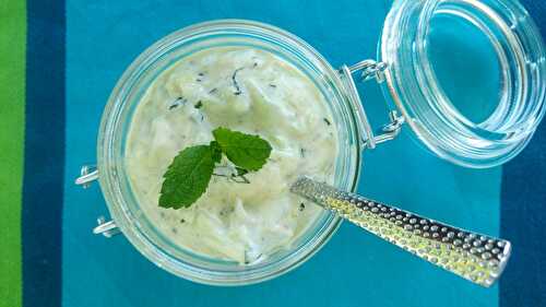 Recette rapide de tzatziki grec
