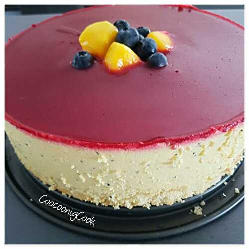 Bavarois exotique et son miroir framboise - Thermomix ou pas - - plaisirs et gourmandises