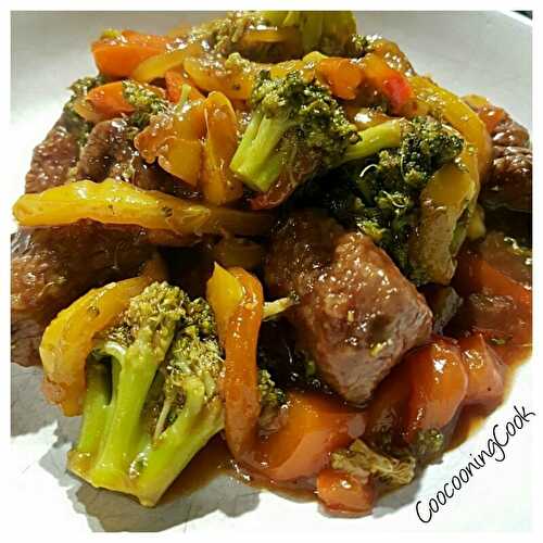 Bœuf sauté aux brocolis et poivrons - Weight watchers - - plaisirs et gourmandises