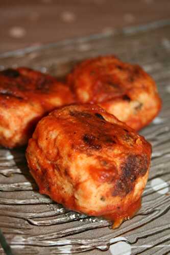 Boulettes de poulet à la tomate - plaisirs et gourmandises