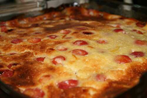 Clafoutis aux cerises et au citron - plaisirs et gourmandises