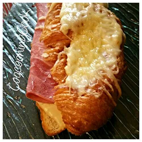 Croissant au jambon - plaisirs et gourmandises