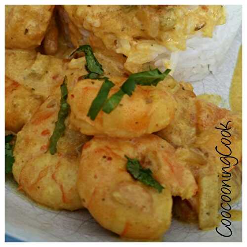 Curry de crevettes - plaisirs et gourmandises