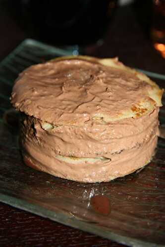 Gâteau de crèpes au chocolat - plaisirs et gourmandises