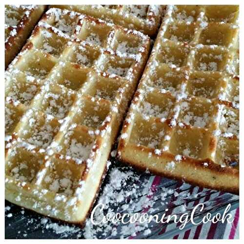 Gaufre sucrée - recette tupperware - - plaisirs et gourmandises