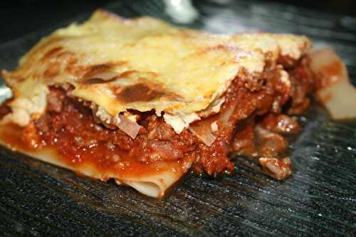 Lasagnes bolognaise - plaisirs et gourmandises