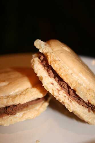 Macarons au chocolat : 2ème essais - plaisirs et gourmandises