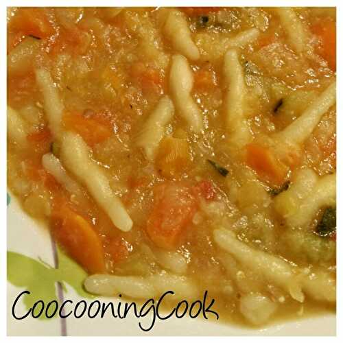 Minestrone - Thermomix - (ou pas) - plaisirs et gourmandises