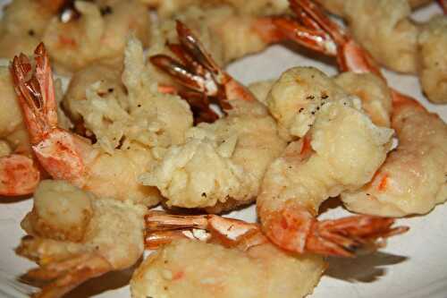 Mon menu asiatique #1 : tempura de gambas - plaisirs et gourmandises