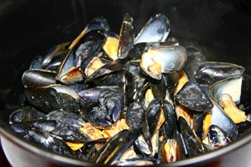 Moules au safran - plaisirs et gourmandises