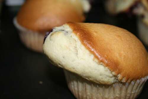 Muffins aux amandes et au coeur confiture - plaisirs et gourmandises