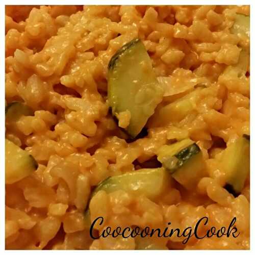 Risotto à la tomate et aux courgettes - recette tupperware - - plaisirs et gourmandises