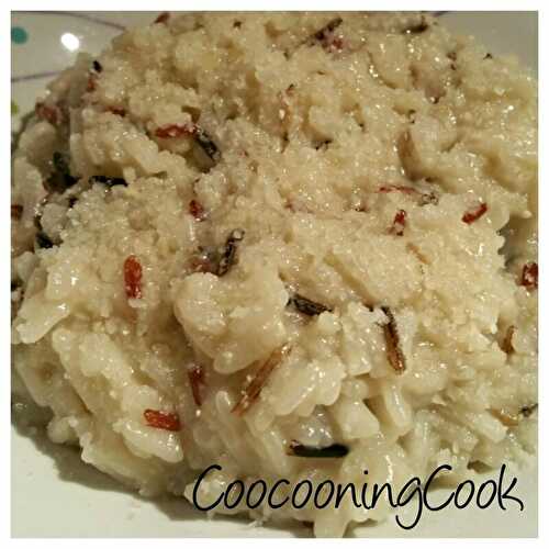 Risotto au 3 riz - Thermomix - (ou non) - plaisirs et gourmandises