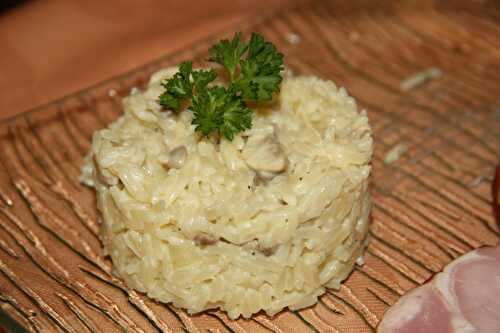 Risotto aux champignons - plaisirs et gourmandises