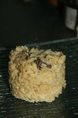 Risotto aux morilles - plaisirs et gourmandises