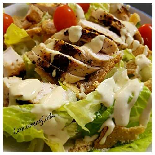 Salade caesar - plaisirs et gourmandises