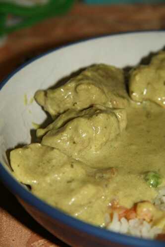 Sauté de porc au curry et lait de coco - plaisirs et gourmandises