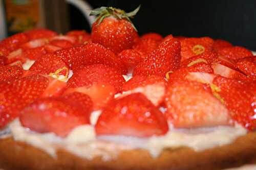 Tarte aux fraises et au citron - plaisirs et gourmandises