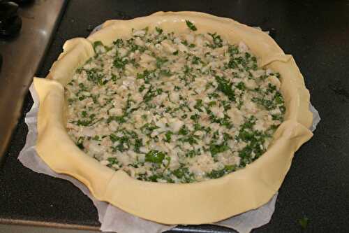 Tourte au cabillaud - plaisirs et gourmandises