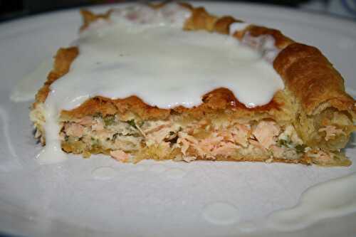 Tourte au saumon - plaisirs et gourmandises