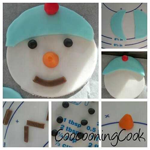 Tuto bonhomme de neige pour cupcakes - plaisirs et gourmandises