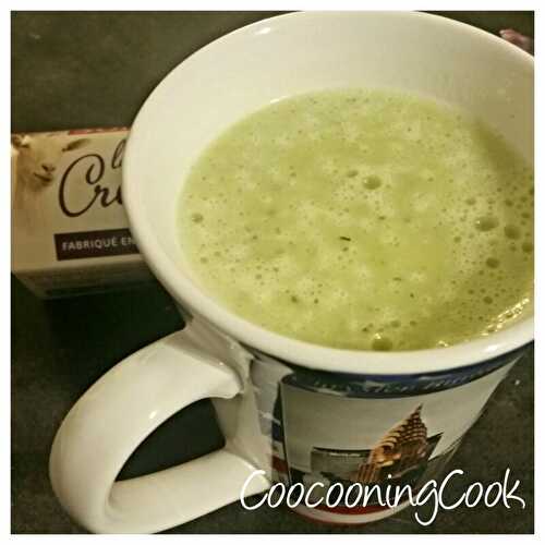 Velouté courgette/chèvre - plaisirs et gourmandises