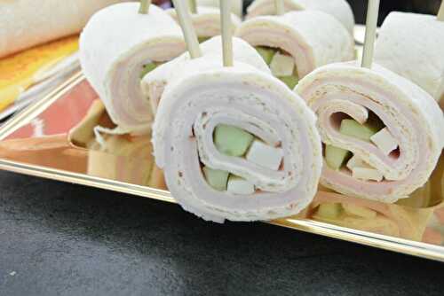 Wraps dinde/fromage - plaisirs et gourmandises