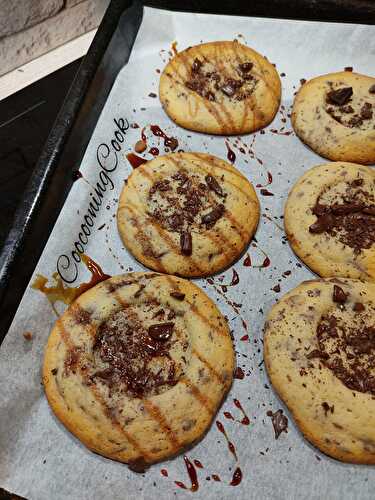 Cookies chocolat et caramel - plaisirs et gourmandises