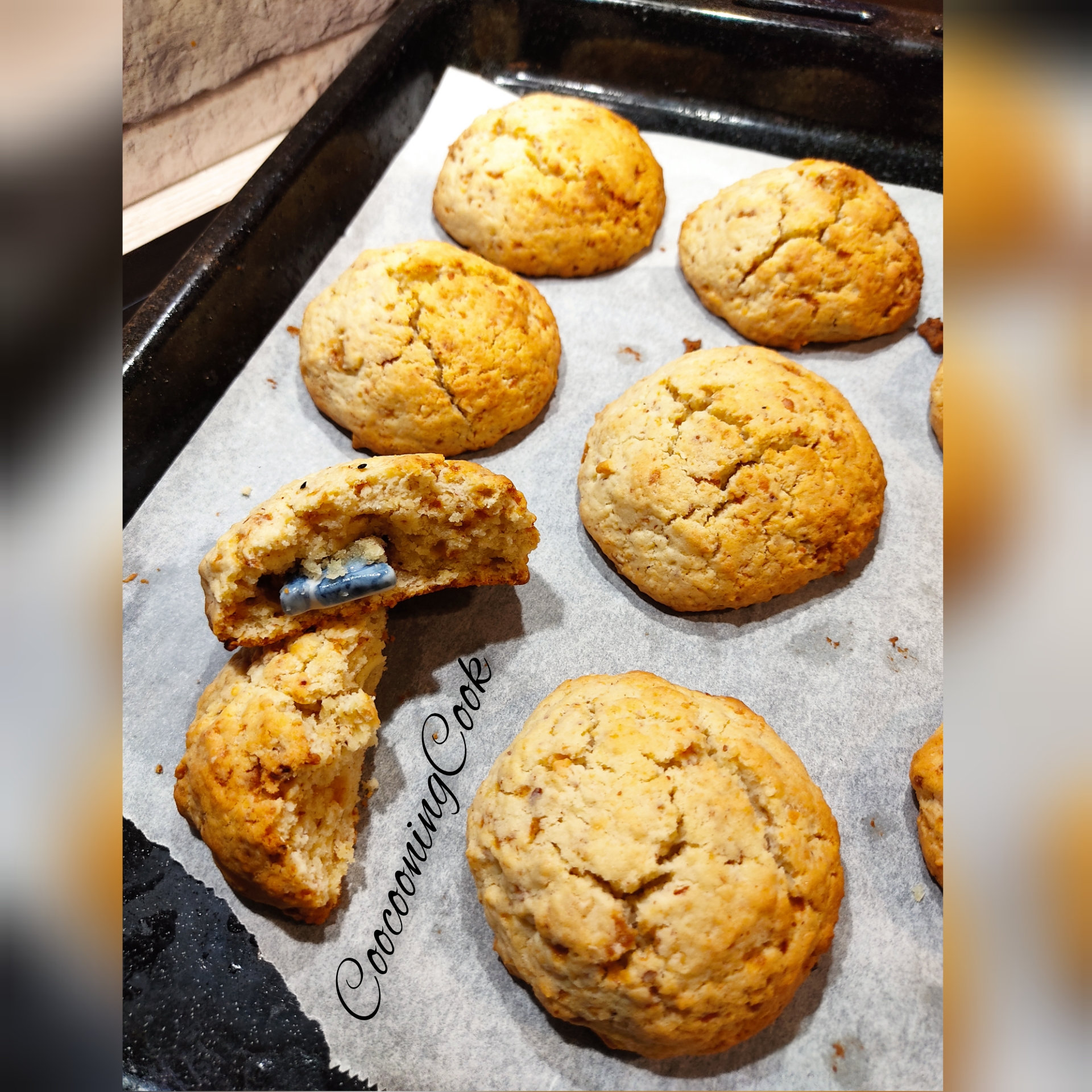Cookies des rois à la frangipane et au pralin