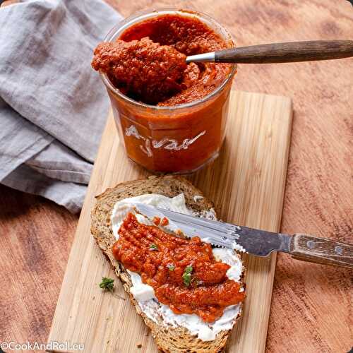 Ajvar - crème de poivrons fumés