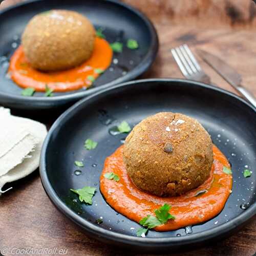 Arancini di mare - aux poivrons et fruits de mer