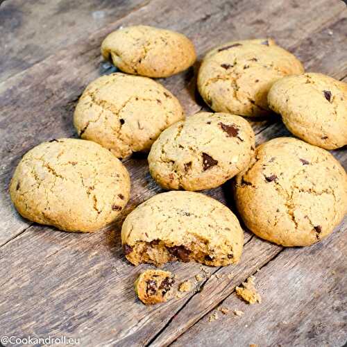 Biscuits au peanut butter et pépites de chocolat