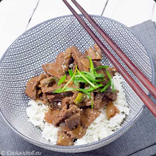 Boeuf sauté sauce Hoisin