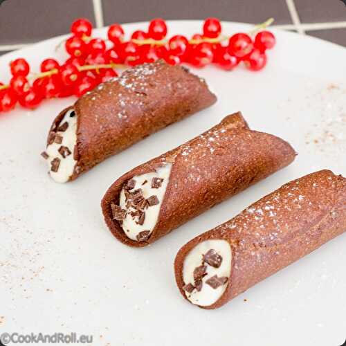 Cannoli au chocolat-cannelle de Zaabär