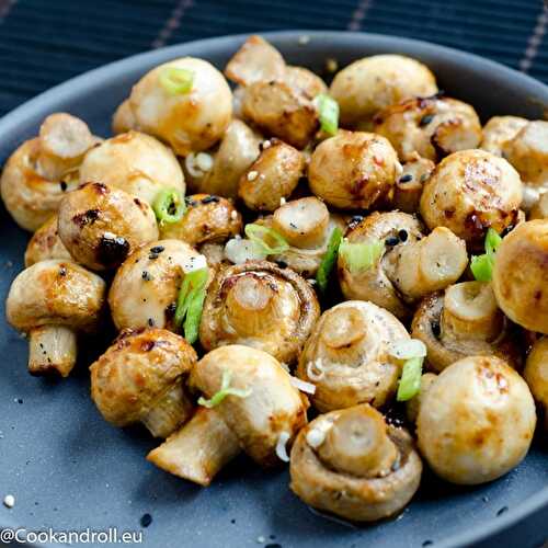 Champignons rôtis au miso