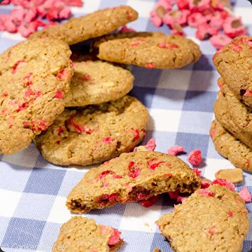 Cookies aux pralines roses de Saint-Genix