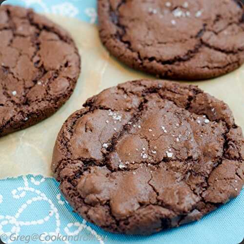 Cookies chocolat, fleur de sel et cœur caramel par Open-Your-Kitchen