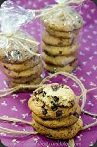 Cookies Peanut Butter et deux chocolats