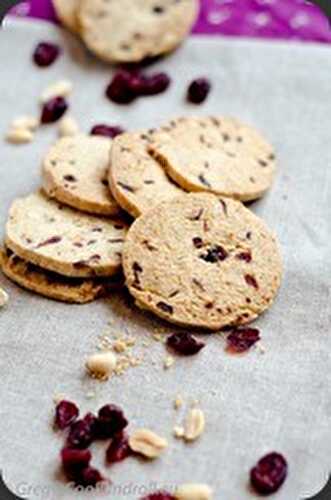 Cookies Quaker Oats, cranberries et cacahuètes