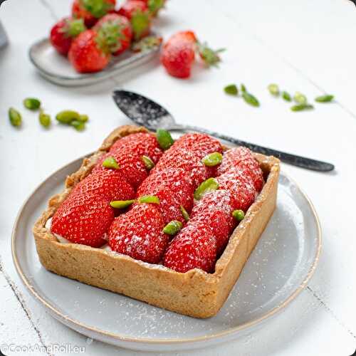 Croûte aux fraises - Strawberry pie