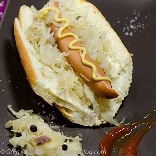 Hot dog choucroute