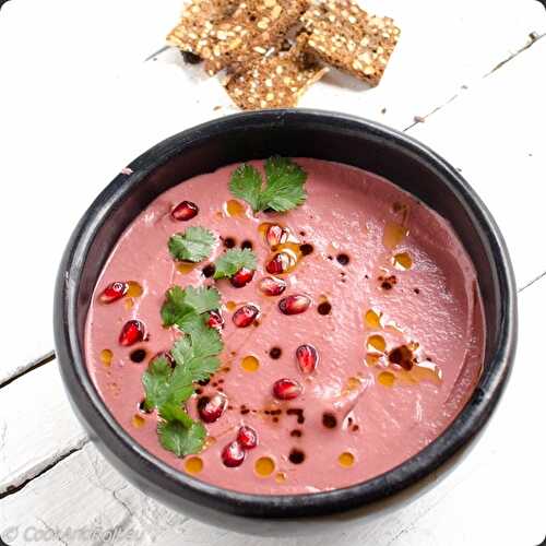 Houmous à la betterave