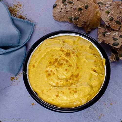 Houmous mangue-curry